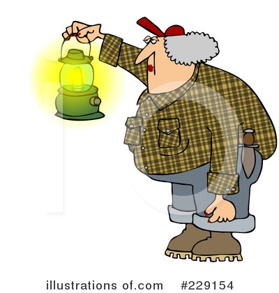 Royalty-Free (RF) Lantern Clipart Illustration by djart - Stock Sample #229154