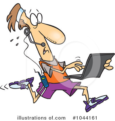 Jogging Clipart #1044161 by toonaday