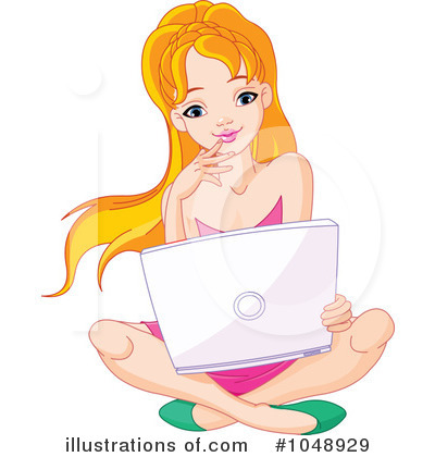 Laptop Clipart #1048929 by Pushkin