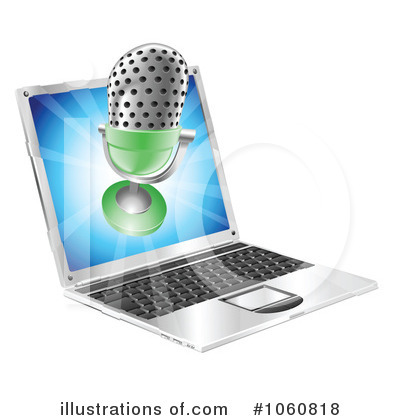 Royalty-Free (RF) Laptop Clipart Illustration by AtStockIllustration - Stock Sample #1060818