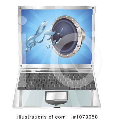 Royalty-Free (RF) Laptop Clipart Illustration by AtStockIllustration - Stock Sample #1079050