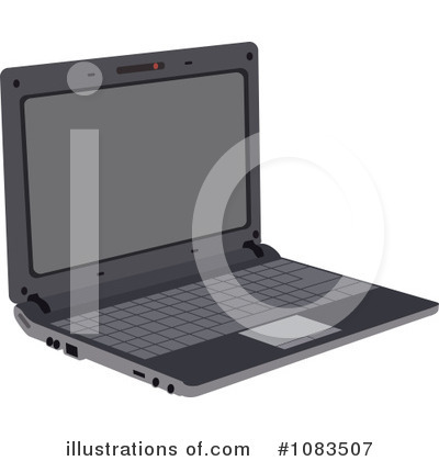 Royalty-Free (RF) Laptop Clipart Illustration by Andrei Marincas - Stock Sample #1083507