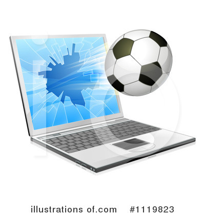 Royalty-Free (RF) Laptop Clipart Illustration by AtStockIllustration - Stock Sample #1119823