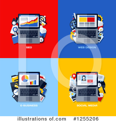 Laptop Clipart #1255206 by elena