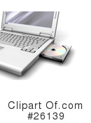 Laptop Clipart #26139 by KJ Pargeter