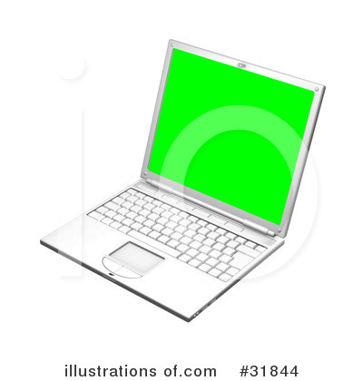 Laptop Clipart #31844 by AtStockIllustration