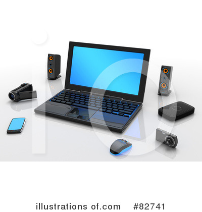 Laptop Clipart #82741 by Tonis Pan