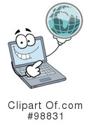 Laptop Clipart #98831 by Hit Toon