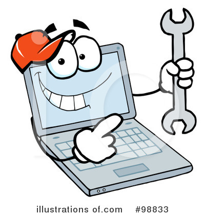 Laptop Clipart #98833 by Hit Toon