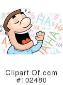 Laughing Clipart #102480 by Cory Thoman