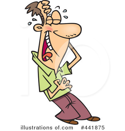 Royalty-Free (RF) Laughing Clipart Illustration by toonaday - Stock Sample #441875