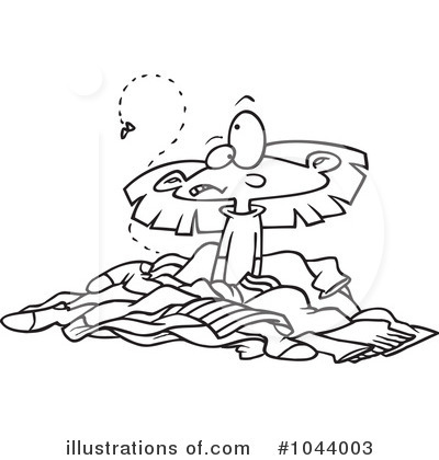 Royalty-Free (RF) Laundry Clipart Illustration by toonaday - Stock Sample #1044003