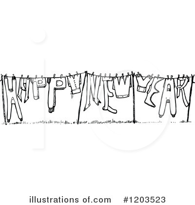 Royalty-Free (RF) Laundry Clipart Illustration by Prawny Vintage - Stock Sample #1203523