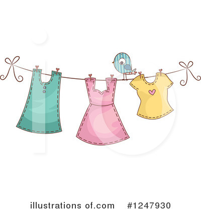 Royalty-Free (RF) Laundry Clipart Illustration by BNP Design Studio - Stock Sample #1247930