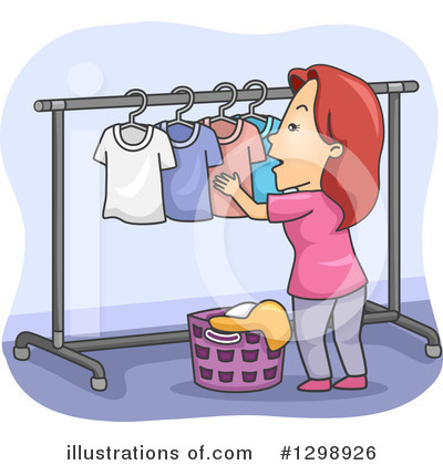 Royalty-Free (RF) Laundry Clipart Illustration by BNP Design Studio - Stock Sample #1298926