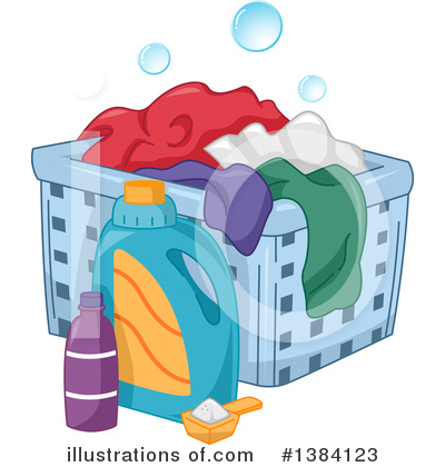 Laundry Clipart #1384123 by BNP Design Studio