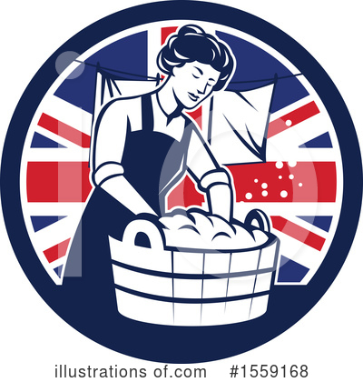 Housewife Clipart #1559168 by patrimonio