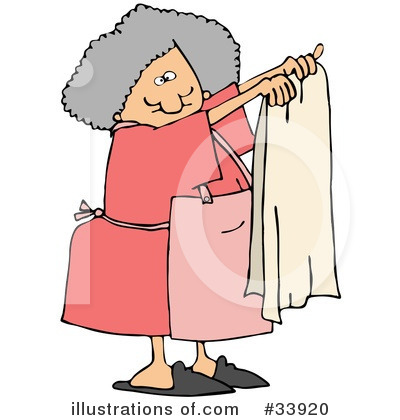 Royalty-Free (RF) Laundry Clipart Illustration by djart - Stock Sample #33920