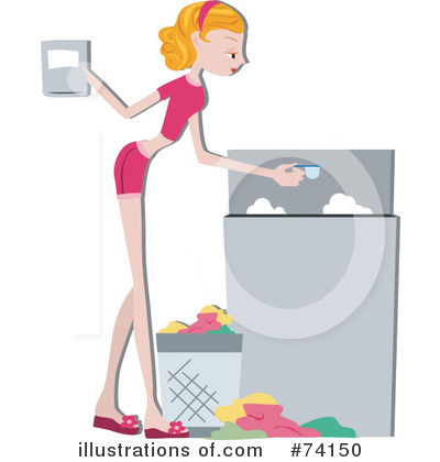 Washing Machine Clipart #74150 by BNP Design Studio