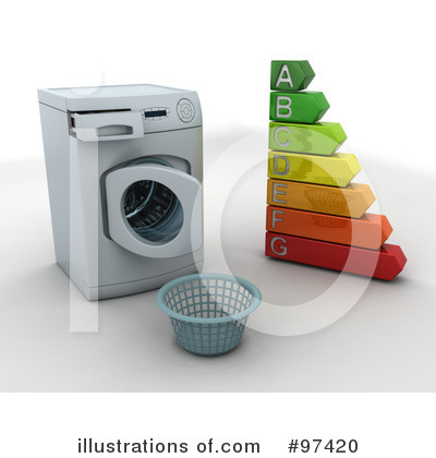Royalty-Free (RF) Laundry Clipart Illustration by KJ Pargeter - Stock Sample #97420