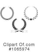 Laurel Wreath Clipart #1065974 by Vector Tradition SM