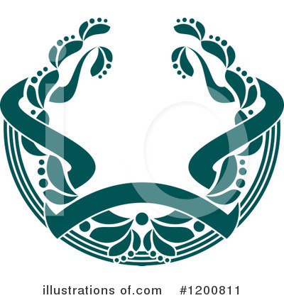 Royalty-Free (RF) Laurel Wreath Clipart Illustration by Vector Tradition SM - Stock Sample #1200811