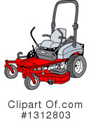 Lawn Mower Clipart #1312803 by LaffToon