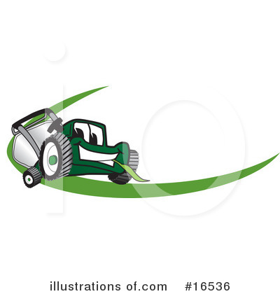 Royalty-Free (RF) Lawn Mower Clipart Illustration by Toons4Biz - Stock Sample #16536