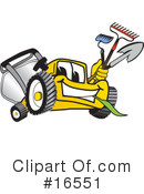 Lawn Mower Clipart #16551 by Toons4Biz