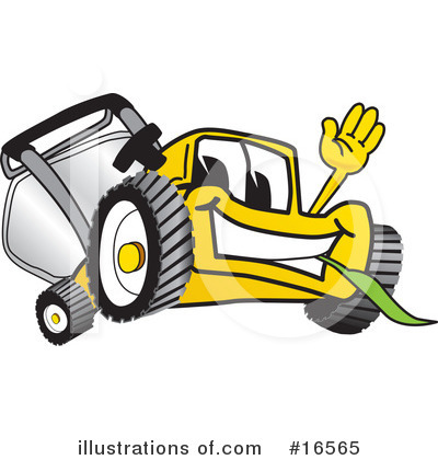 Royalty-Free (RF) Lawn Mower Clipart Illustration by Toons4Biz - Stock Sample #16565