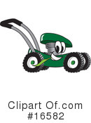 Lawn Mower Clipart #16582 by Toons4Biz