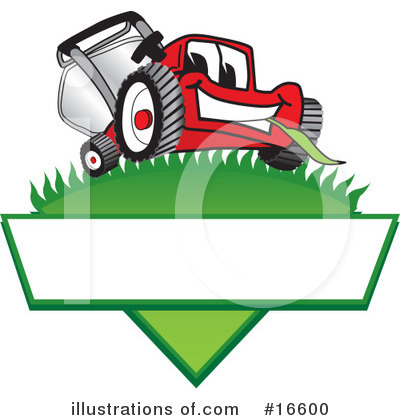 Royalty-Free (RF) Lawn Mower Clipart Illustration by Toons4Biz - Stock Sample #16600