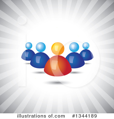 Royalty-Free (RF) Leader Clipart Illustration by ColorMagic - Stock Sample #1344189