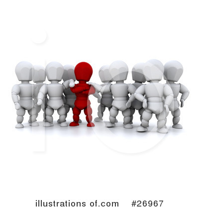 Royalty-Free (RF) Leadership Clipart Illustration by KJ Pargeter - Stock Sample #26967