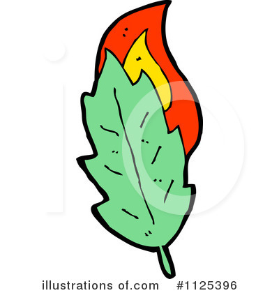 Royalty-Free (RF) Leaf Clipart Illustration by lineartestpilot - Stock Sample #1125396