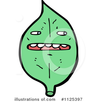 Royalty-Free (RF) Leaf Clipart Illustration by lineartestpilot - Stock Sample #1125397