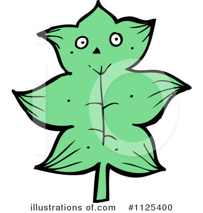 Royalty-Free (RF) Leaf Clipart Illustration by lineartestpilot - Stock Sample #1125400