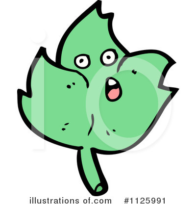 Royalty-Free (RF) Leaf Clipart Illustration by lineartestpilot - Stock Sample #1125991