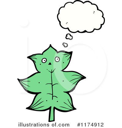 Royalty-Free (RF) Leaf Clipart Illustration by lineartestpilot - Stock Sample #1174912