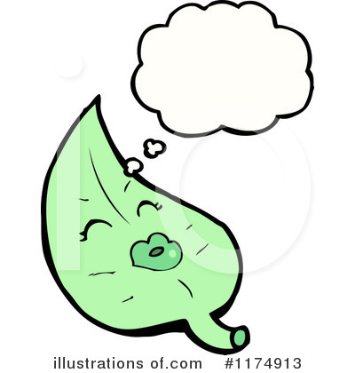 Royalty-Free (RF) Leaf Clipart Illustration by lineartestpilot - Stock Sample #1174913