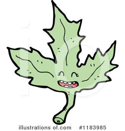Royalty-Free (RF) Leaf Clipart Illustration by lineartestpilot - Stock Sample #1183985