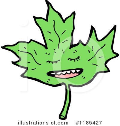 Royalty-Free (RF) Leaf Clipart Illustration by lineartestpilot - Stock Sample #1185427