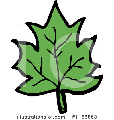 Royalty-Free (RF) Leaf Clipart Illustration by lineartestpilot - Stock Sample #1186863