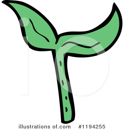 Royalty-Free (RF) Leaf Clipart Illustration by lineartestpilot - Stock Sample #1194255