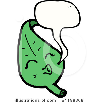 Royalty-Free (RF) Leaf Clipart Illustration by lineartestpilot - Stock Sample #1199808