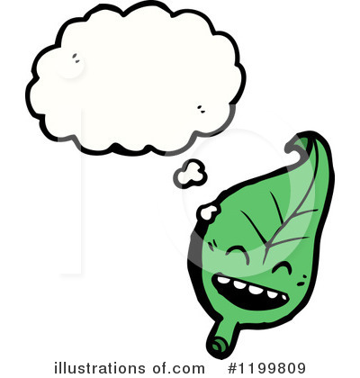 Royalty-Free (RF) Leaf Clipart Illustration by lineartestpilot - Stock Sample #1199809