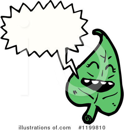 Royalty-Free (RF) Leaf Clipart Illustration by lineartestpilot - Stock Sample #1199810