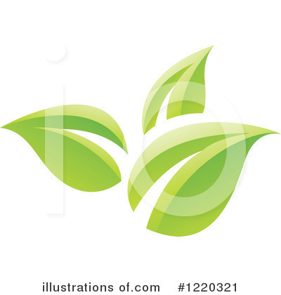 Royalty-Free (RF) Leaf Clipart Illustration by cidepix - Stock Sample #1220321
