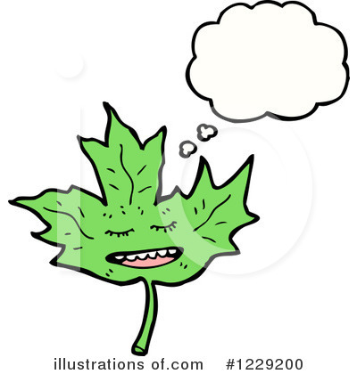 Royalty-Free (RF) Leaf Clipart Illustration by lineartestpilot - Stock Sample #1229200