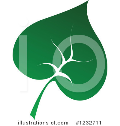 Royalty-Free (RF) Leaf Clipart Illustration by Vector Tradition SM - Stock Sample #1232711